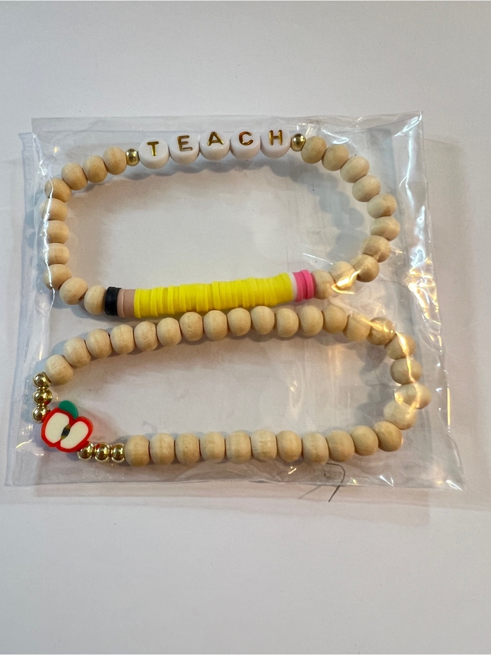 Teach Bracelet and an Apple Bracelet That Stretch